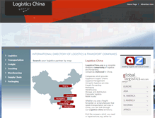 Tablet Screenshot of logisticschina.org